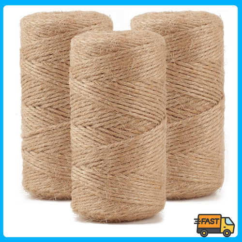 984ft natural jute twine - natural, ply