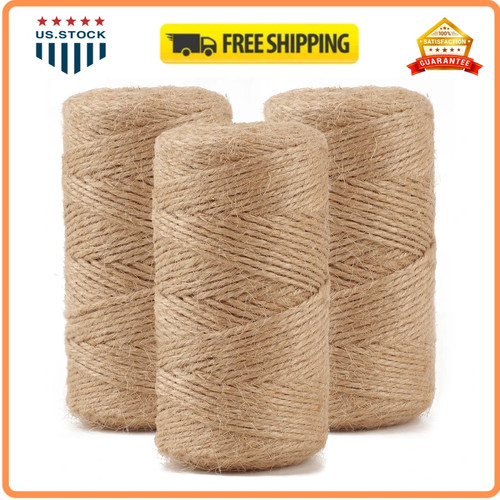984ft natural jute twine 3ply - jute,