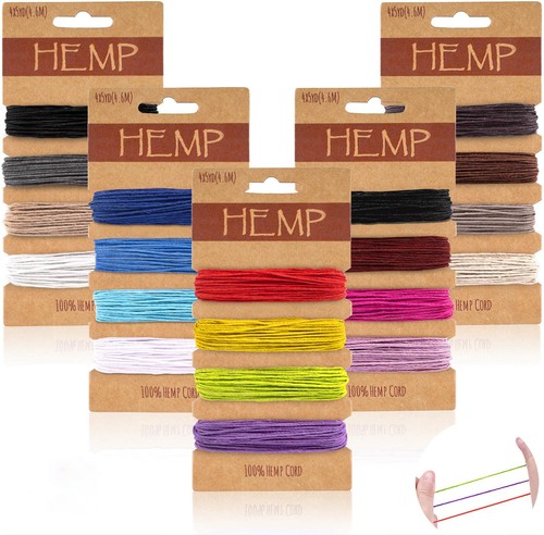 Hemp cord colors - cord,, thread