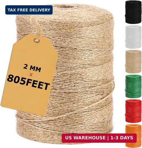 805ft natural jute twine - 805ft,