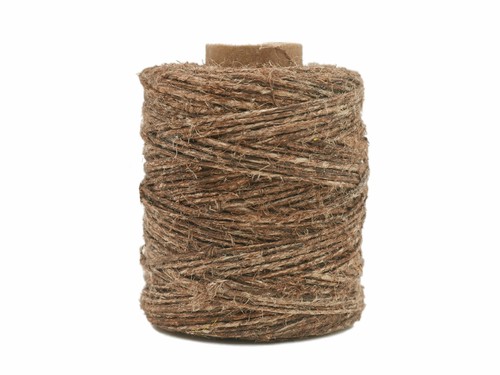 Brown antiqued hemp cord - brown,